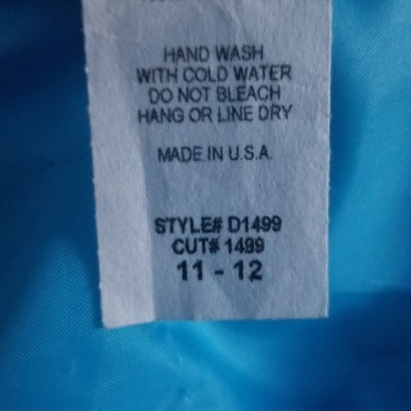 Blue dress for girls for special occasions - Picture 5 of 5